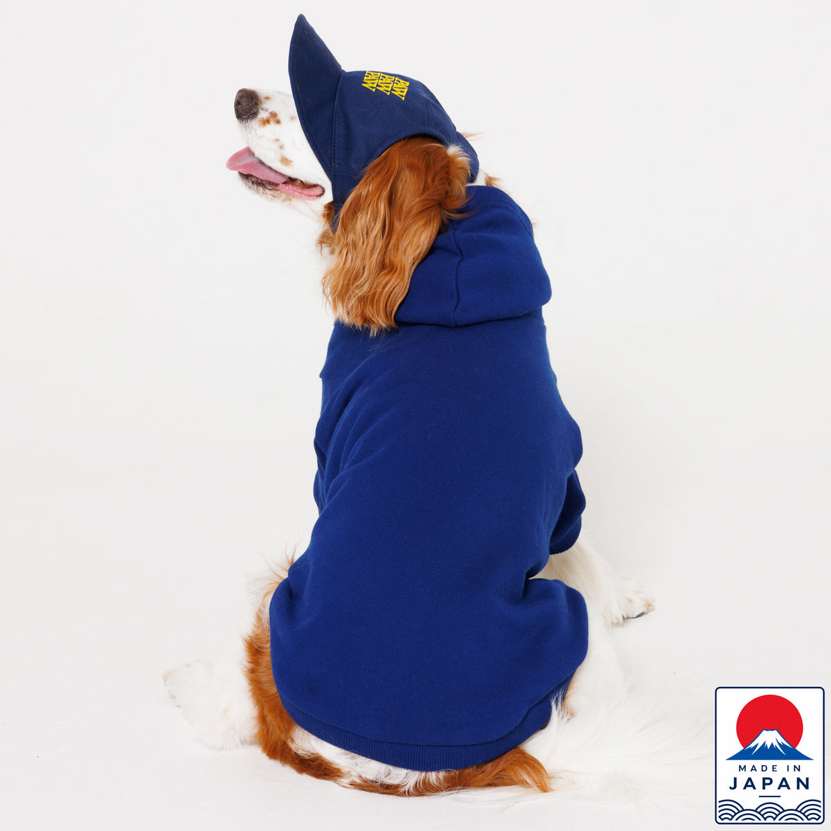 【NEW】PET HALF SLEEVE FRENCH TERRY PARKA  BLUE