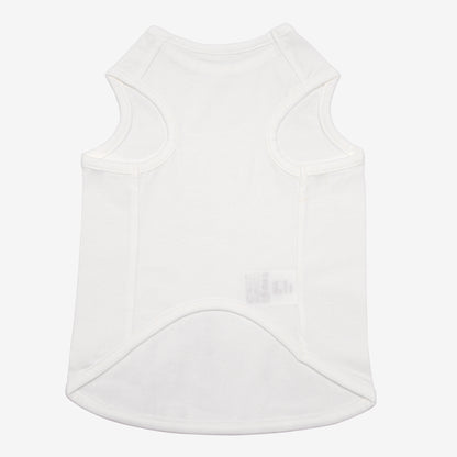 PET NO SLEEVE T WHITE