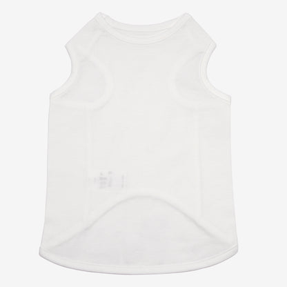 PET NO SLEEVE T WHITE