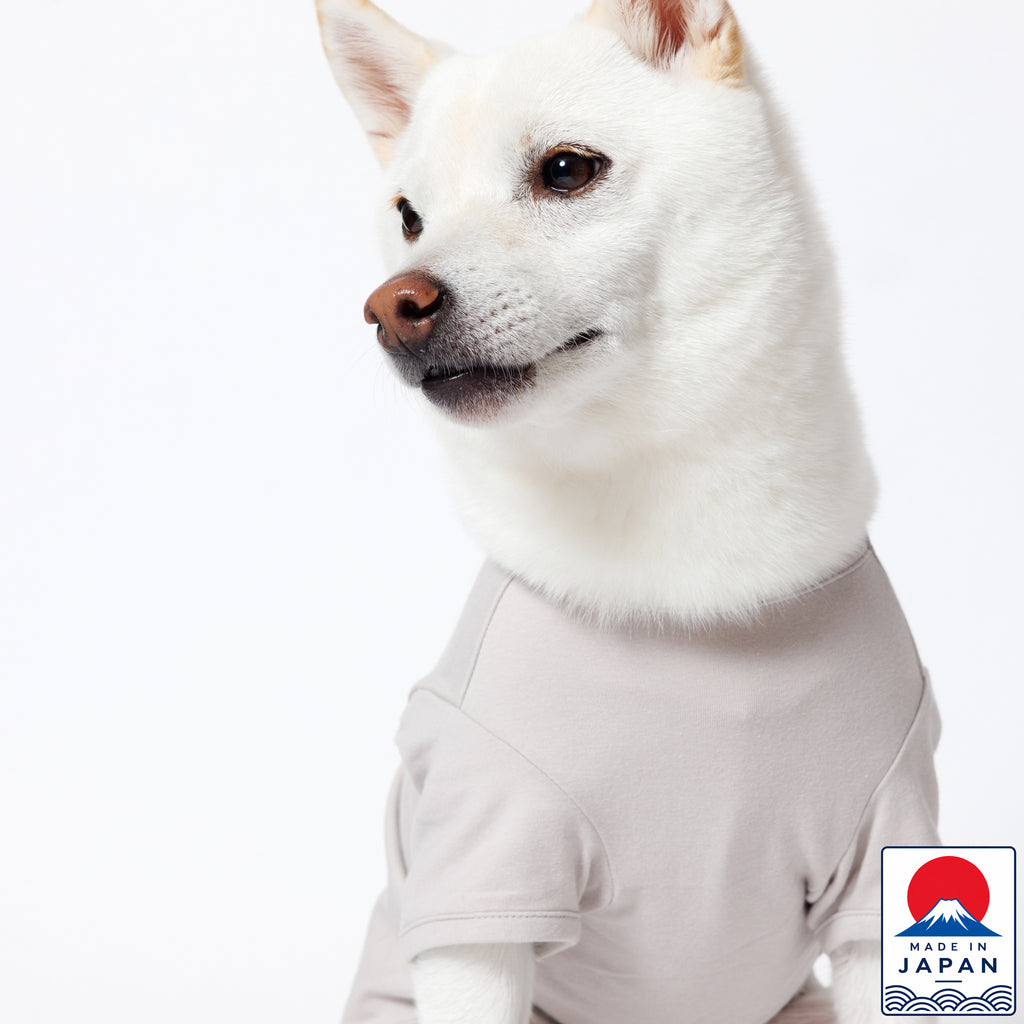 PET HALF SLEEVE T GRAY