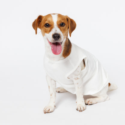 PET NO SLEEVE T WHITE