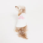 PET APPAREL WEAR LOGO A PRINT PET HALF SLEEVE T