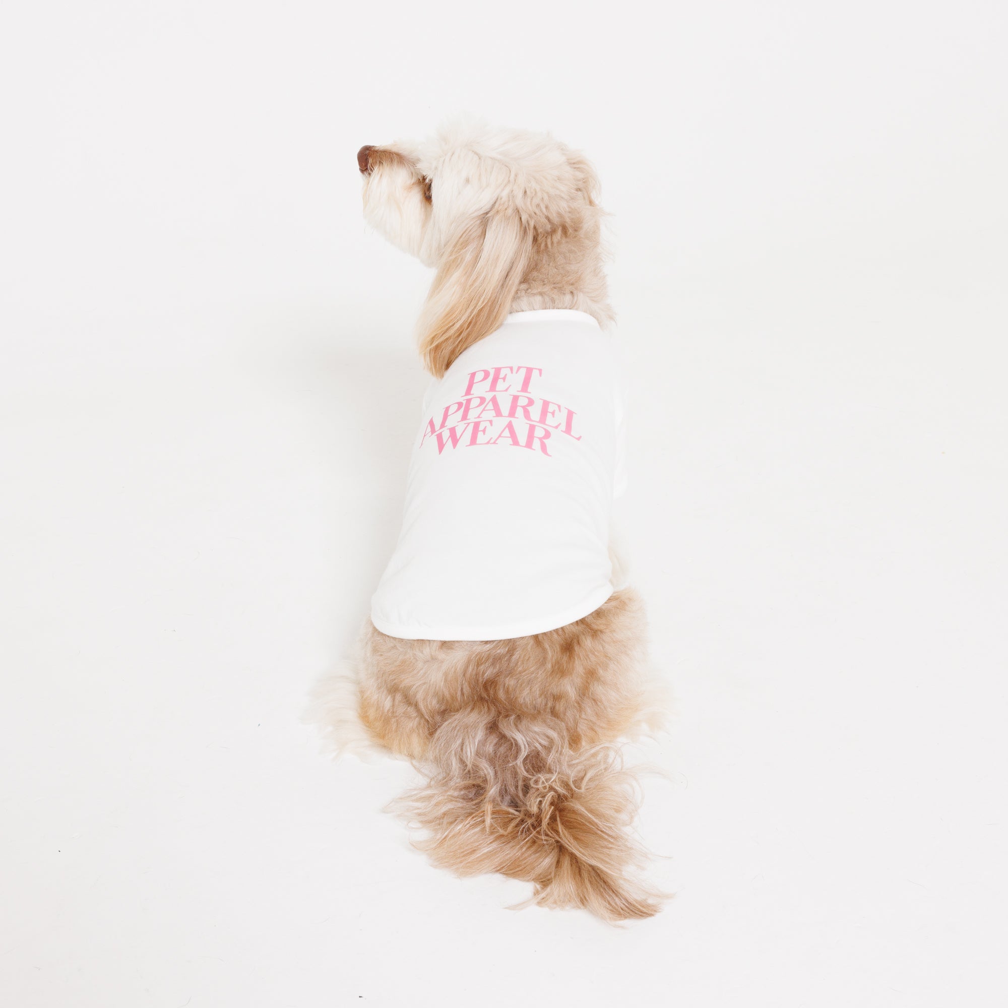 PET APPAREL WEAR LOGO A PRINT PET HALF SLEEVE T