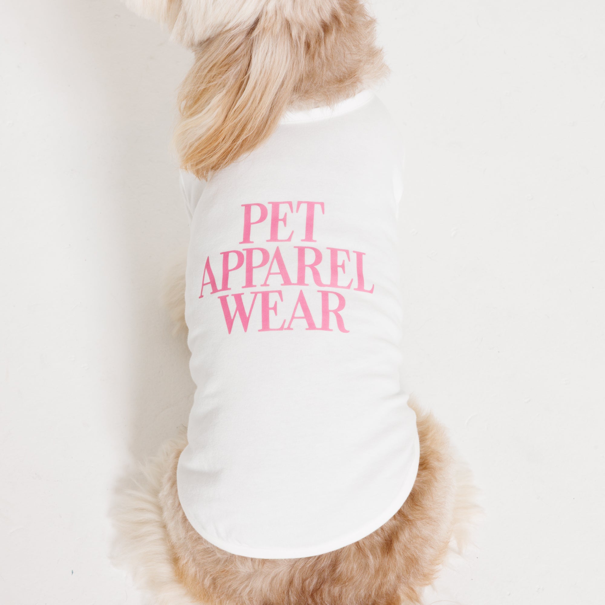 PET APPAREL WEAR LOGO A PRINT PET HALF SLEEVE T