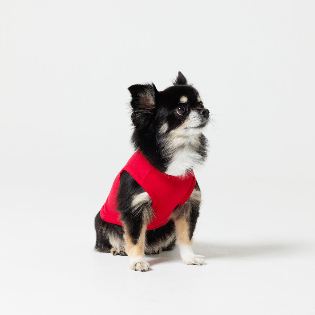 PET NO SLEEVE T RED