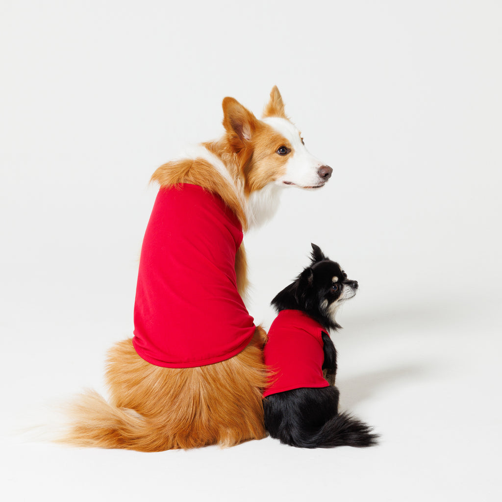 PET NO SLEEVE T RED