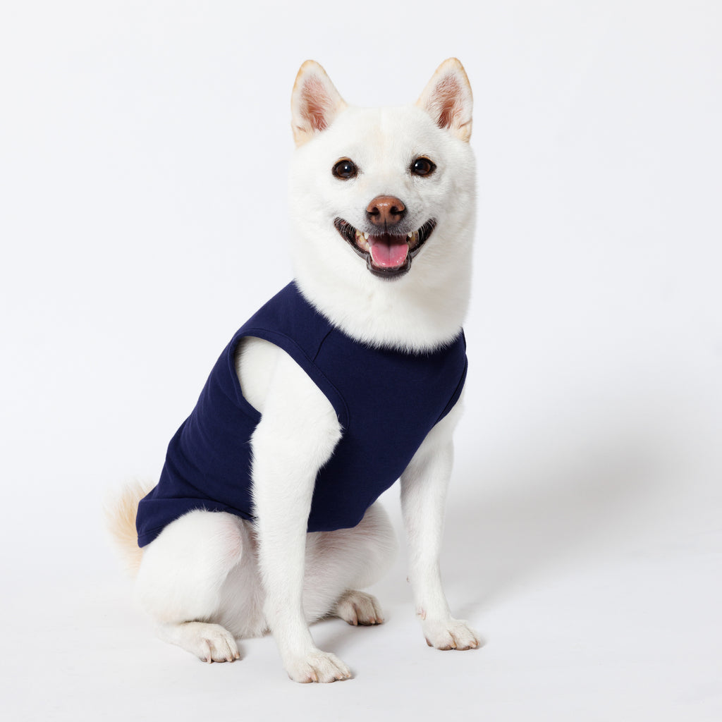 PET NO SLEEVE T NAVY
