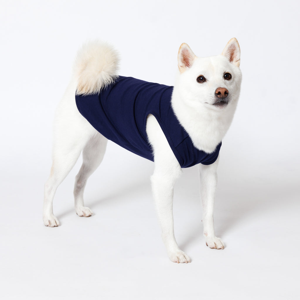 PET NO SLEEVE T NAVY