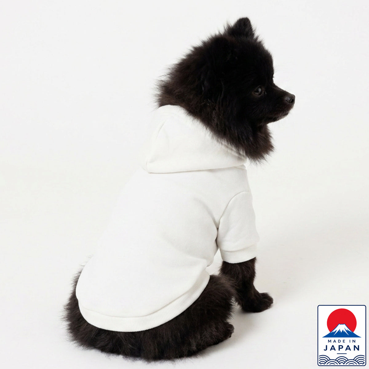 【NEW】PET HALF SLEEVE FRENCH TERRY PARKA  WHITE