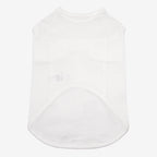 PET HALF SLEEVE T WHITE