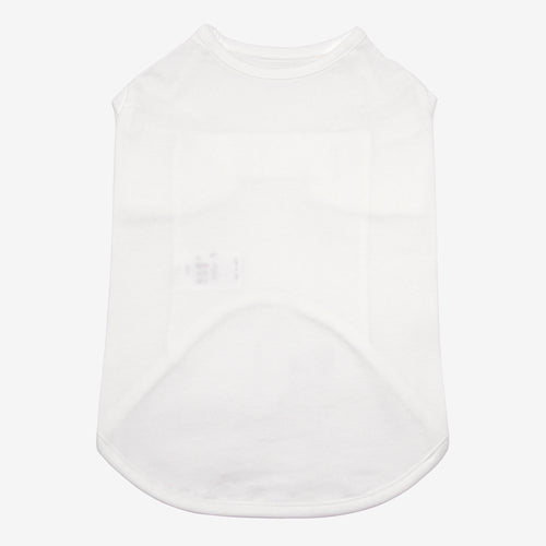 PET HALF SLEEVE T WHITE