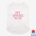 PET APPAREL WEAR LOGO A PRINT PET HALF SLEEVE T