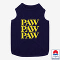 PAW PAW PAW LOGO PRINT PET NO SLEEVE T