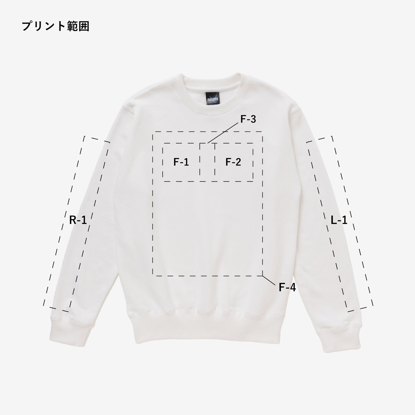 【ORIGINAL PRINT】 CREW NECK※別途プリント代