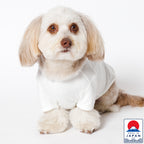 PET HALF SLEEVE T WHITE