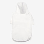 PET HALF SLEEVE FRENCH TERRY PARKA WHITE