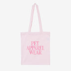 PET APPAREL WEAR LOGO A TOTE BAG