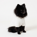 【NEW】PET HALF SLEEVE FRENCH TERRY PARKA HEATHER WHITE