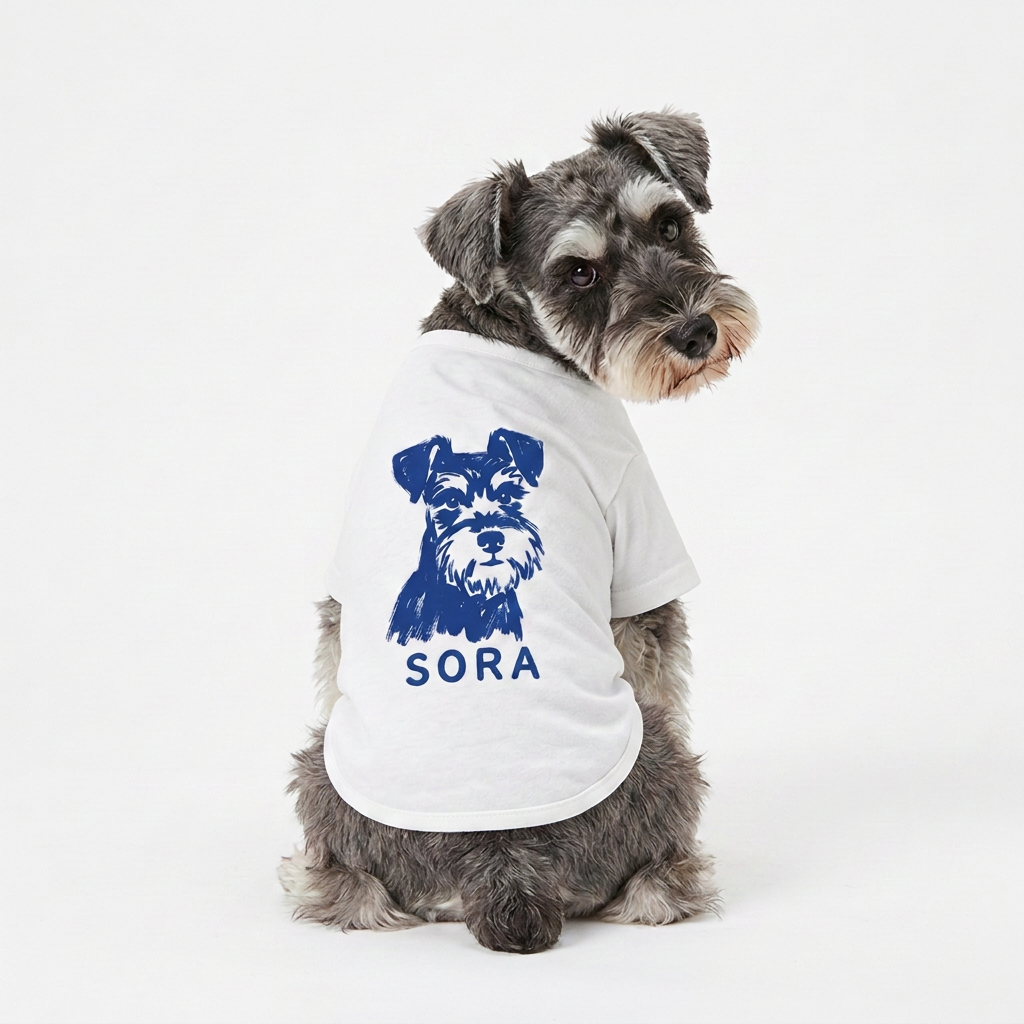【ORIGINAL PRINT】 PET HALF SLEEVE T