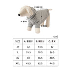 PET HALF SLEEVE FRENCH TERRY PARKA HEATHER GRAY