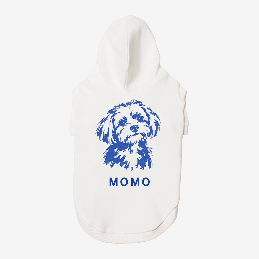 【ORIGINAL PRINT】 PET HALF SLEEVE FRENCH TERRY PARKA