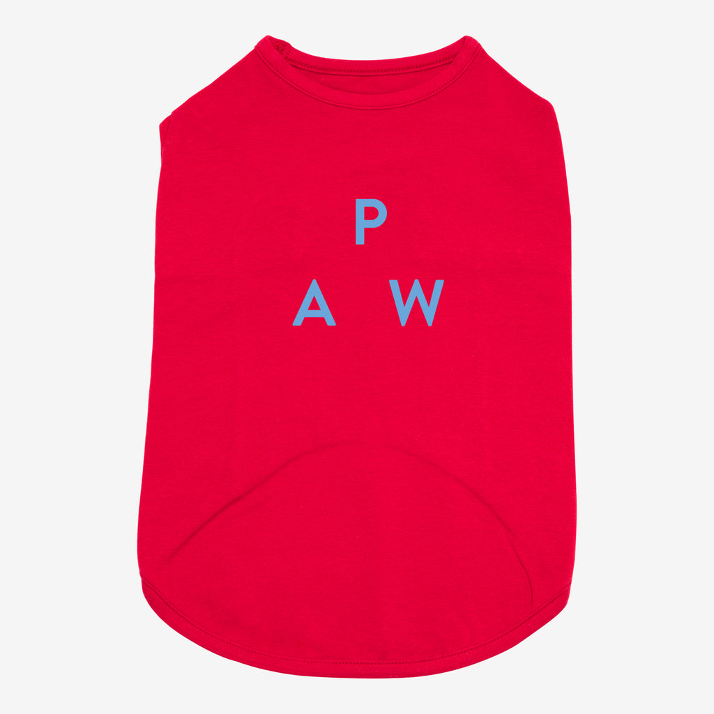 PAW TRIANGLE LOGO PET HALF SLEEVE T