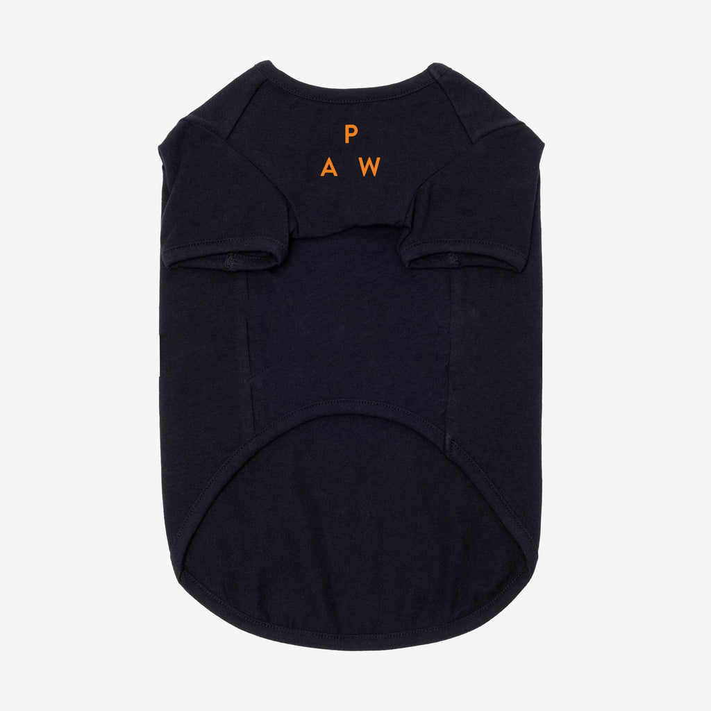 PAW  LOGO  PRINT PET HALF SLEEVE T