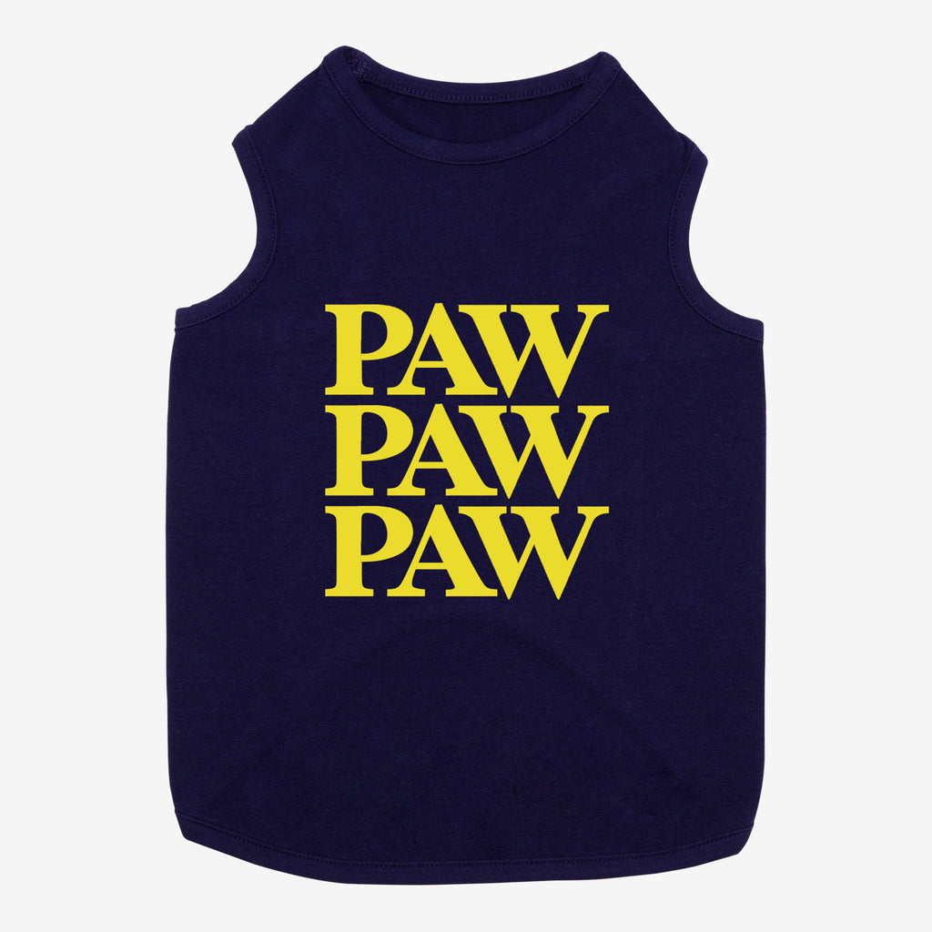 PAW PAW PAW LOGO PRINT PET NO SLEEVE T