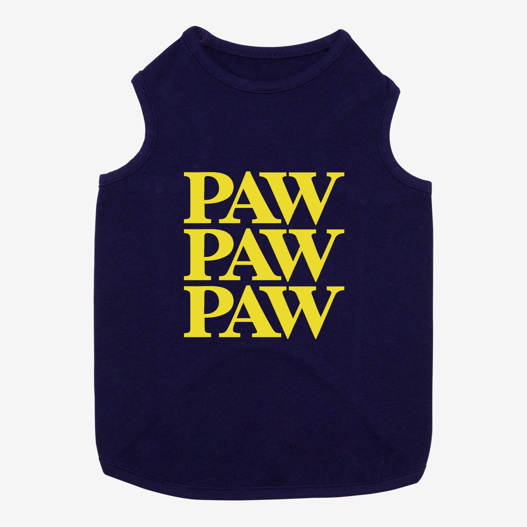 PAW PAW PAW LOGO PRINT PET NO SLEEVE T