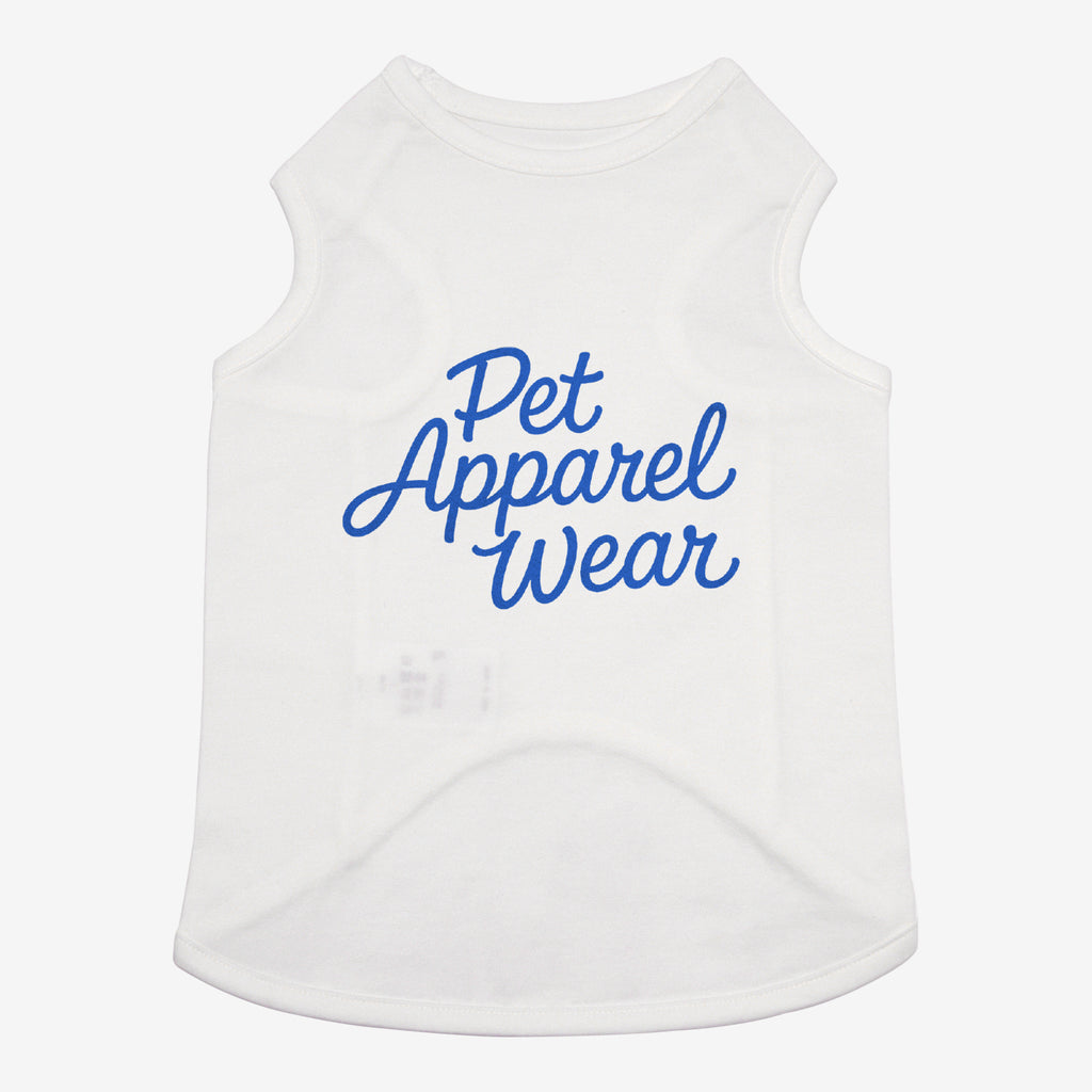 PET APPAREL WEAR LOGO B PRINT PET NO SLEEVE T