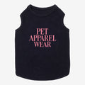 PET APPAREL WEAR LOGO A PET NO SLEEVE T