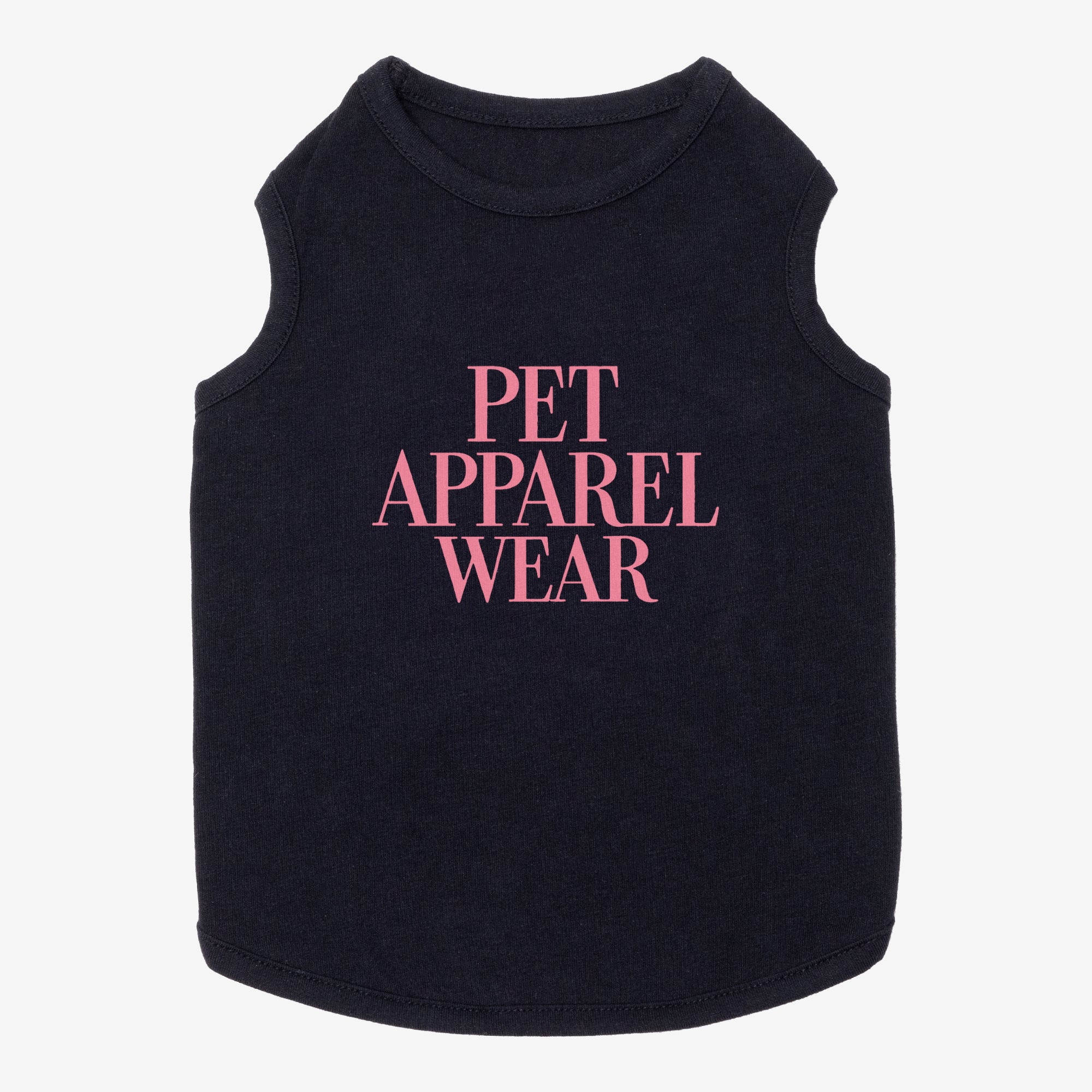 PET APPAREL WEAR LOGO A PET NO SLEEVE T