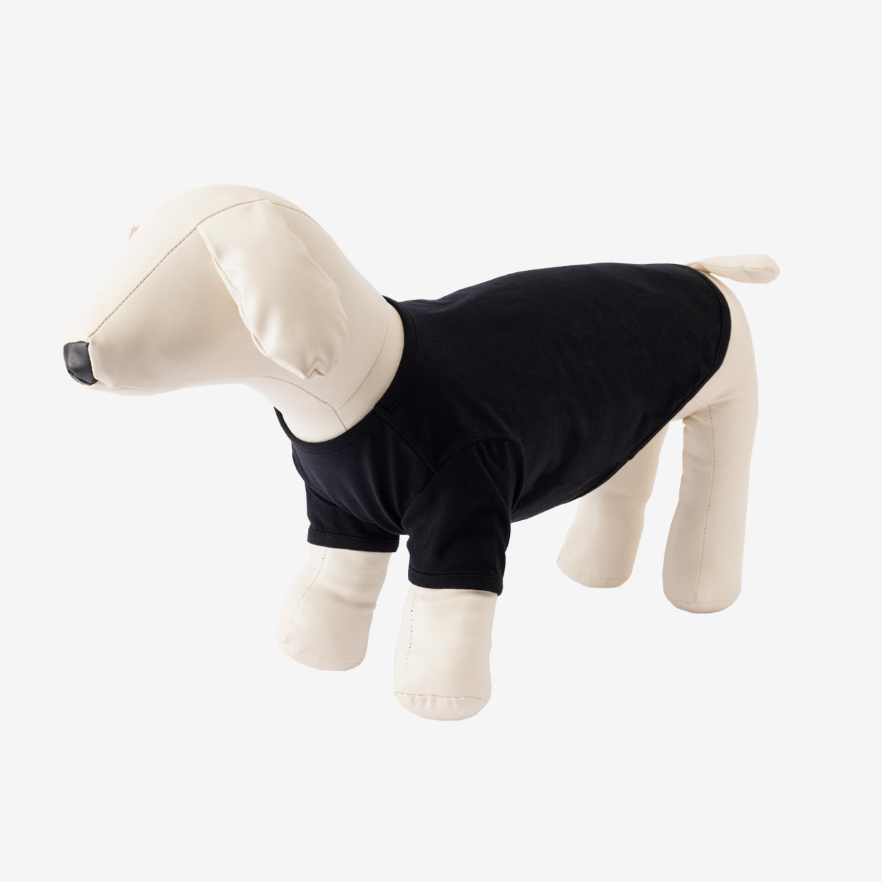 PET HALF SLEEVE T BLACK